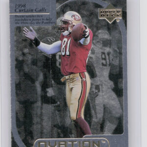 1999 Upper Deck Ovation Terrell Owens #CC16 49ers Curtain Calls
