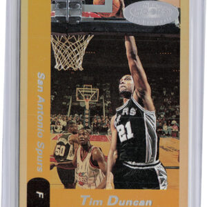 2000-01 Hoops Hot Prospects Tim Duncan #5 Spurs