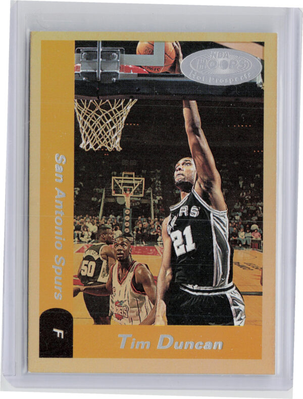 2000-01 Hoops Hot Prospects Tim Duncan #5 Spurs