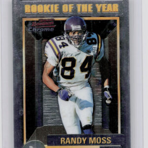 2000 Bowman Chrome Randy Moss #R8 Vikings Rookie of the Year