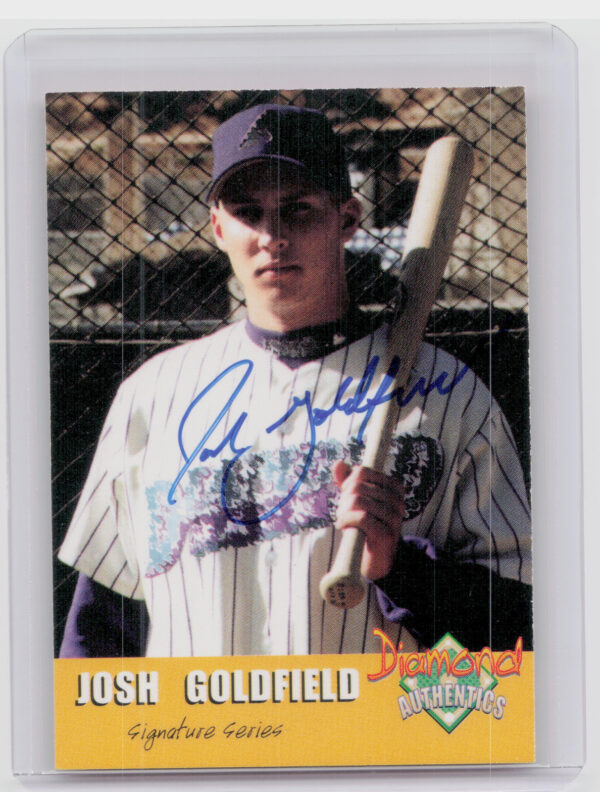 2000 Diamond Authentics Autographs Josh Goldfield AU SN3250 #11 Mavericks