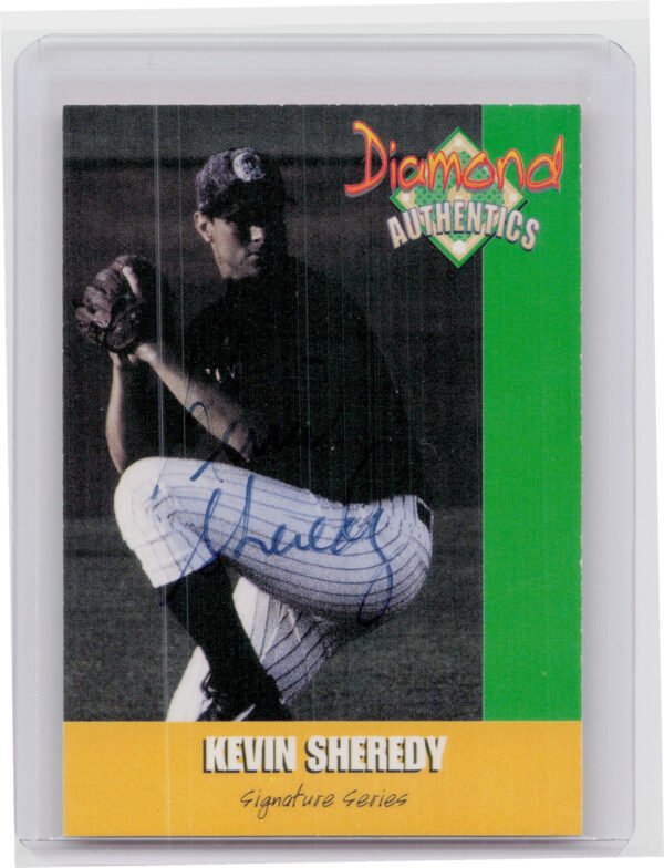 2000 Diamond Authentics Autographs Kevin Sheredy AU SN3250 #15 Cannons