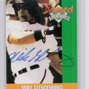 2000 Diamond Authentics Autographs Mike Glendenning AU SN3250 #10 Captains