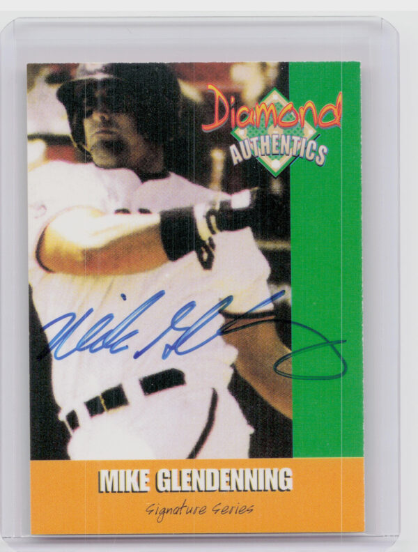 2000 Diamond Authentics Autographs Mike Glendenning AU SN3250 #10 Captains