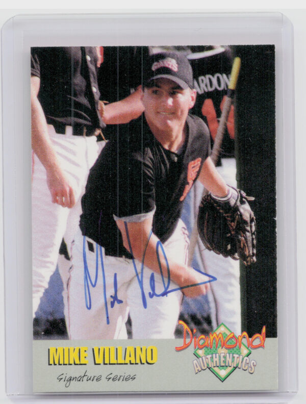 2000 Diamond Authentics Autographs Mike Villano AU SN3250 #24 Cannons