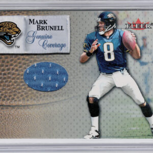 2000 Fleer Tradition Mark Brunell MEM #NNO Jaguars Genuine Coverage