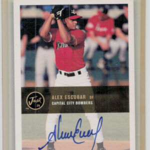 2000 Just Alex Escobar AU #BA-08 Bombers Autographs