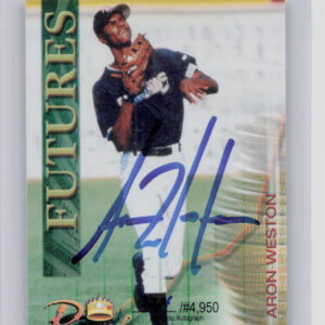 2000 Royal Rookies Futures Aron Weston AU SN4950 #2 Crawdads Autographs