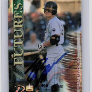 2000 Royal Rookies Futures Eric Byrnes Auto /4950 #14 A's Autographs
