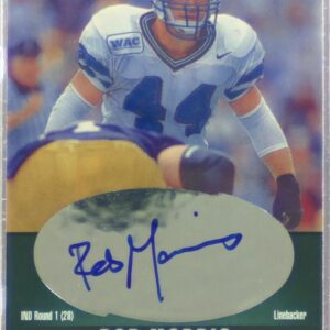 2000 SAGE HIT Rob Morris Auto RC #A45 Cougars Autographs Emerald