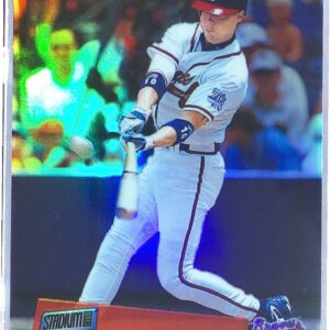 2000 Stadium Club Chrome Chipper Jones Refractors #16 Braves
