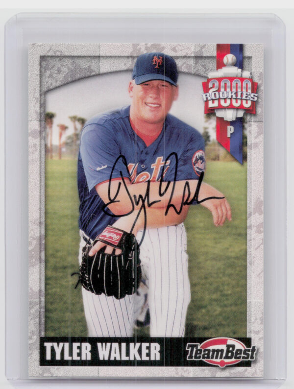 2000 Team Best Rookies Tyler Walker AU #NNO Mets Autographs