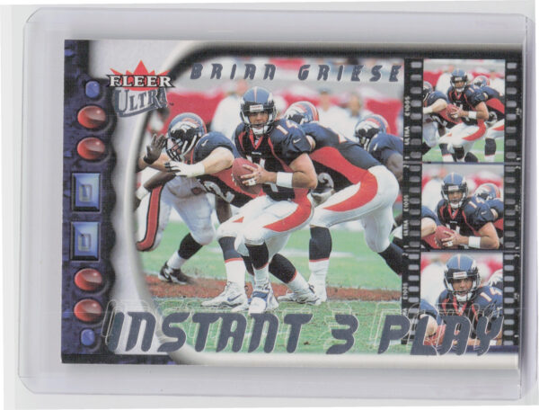 2000 Ultra Brian Griese #9 IP Broncos Instant Three Play