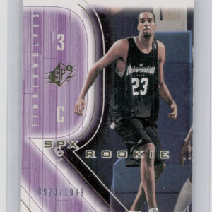 2001-02 SPx Loren Woods RC SN1999 #137 Timberwolves