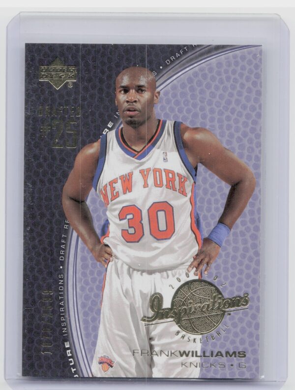 2001-02 Upper Deck Inspirations Frank Williams SN2699 #158 Knicks
