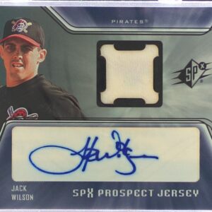 2001 SPx Jack Wilson RC Auto JSY #144 Pirates
