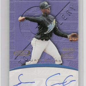 2001 Topps Fusion Juan Salas AU #FA37 Rays Autographs