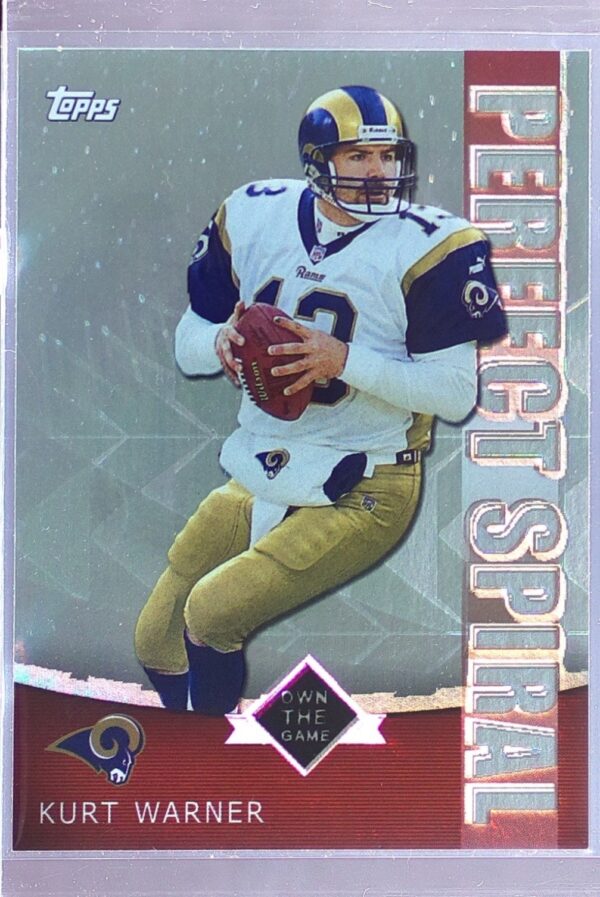 2001 Topps Kurt Warner #PS6 Rams Own the Game