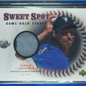 2001 Upper Deck Sweet Spot Randy Johnson MEM #J-RJ Diamondbacks Game Jersey
