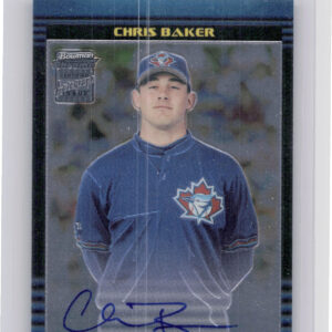 2002 Bowman Chrome Chris Baker AU RC #405 Jays