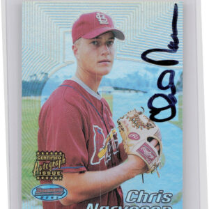 2002 Bowman's Best Chris Narveson AU RC #177 Cardinals