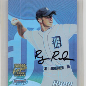 2002 Bowman's Best Ryan Raburn AU RC #159 Tigers