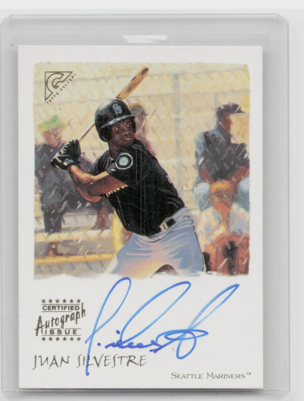 2002 Topps Gallery Juan Silvestre AU #GA-JS Mariners Autographs