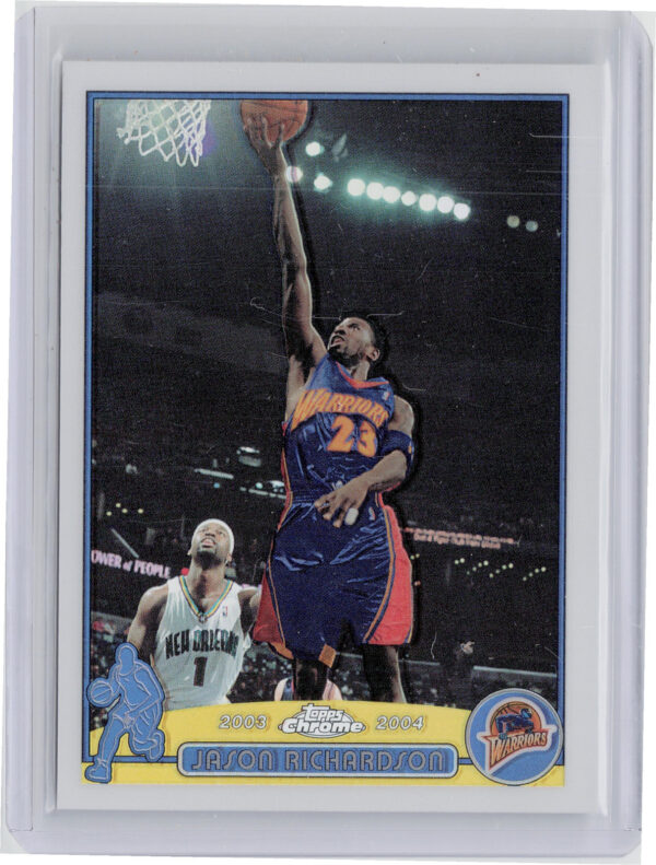 2003-04 Topps Chrome Jason Richardson Refractors #23 Warriors
