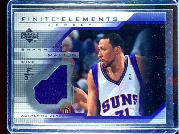 2003-04 Upper Deck Finite Shawn Marion JSY #FJ9 Suns Elements Jerseys