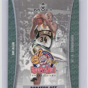 2003-04 Upper Deck MVP Ray Allen #/73 SuperSonics Sportsnut Fantasy game