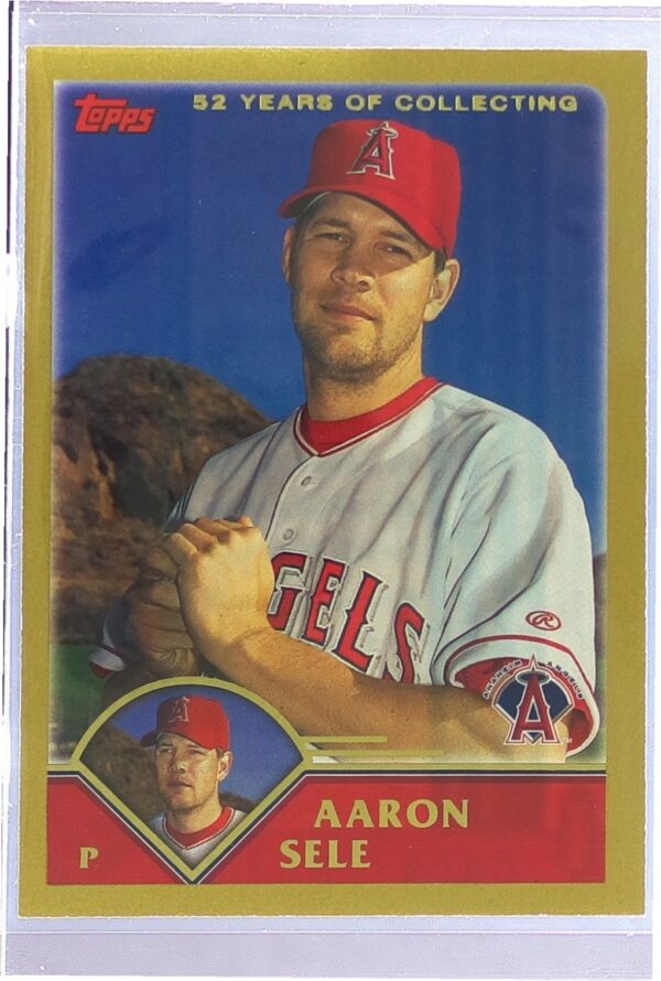 2003 Topps Aaron Sele Gold /2003 #398 Angels