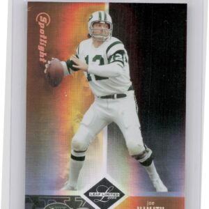 2004 Leaf Limited Joe Namath Bronze Spotlight SN100 #124 Jets