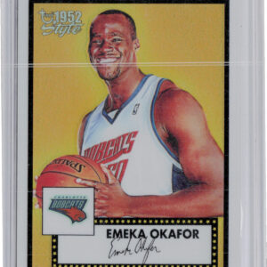 2005-06 Topps 1952 Style Emeka Okafor Chrome Refractors SN299 #37 Bobcats