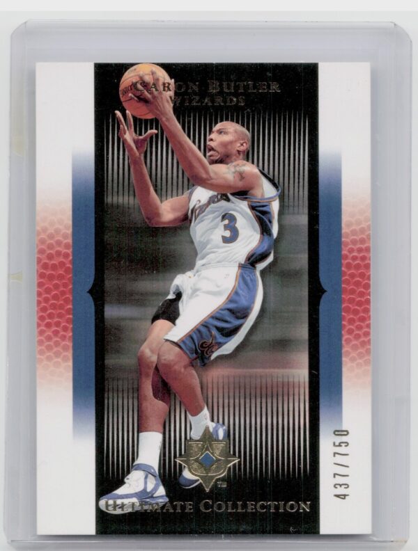 2005-06 Upper Deck Ultimate Collection Caron Butler SN750 #128 Wizards