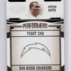 2005 Donruss Gridiron Gear Antonio Gates SN250 #P-2 Chargers Performers Silver H