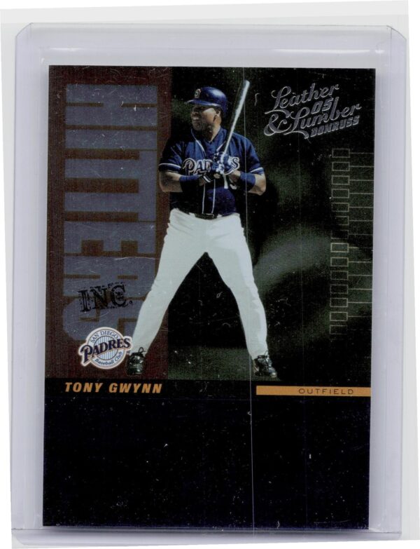 2005 Donruss Leather & Lumber Tony Gwynn /2000 #HI-21 Padres Hitters Inc.