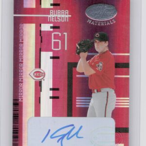 2005 Leaf Certified Materials Bubba Nelson AU SN250 #155 Reds Mirror Autograph R