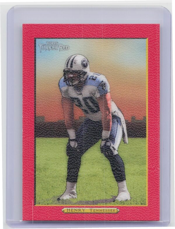 2005 Topps Turkey Red Travis Henry Red #278 Titans