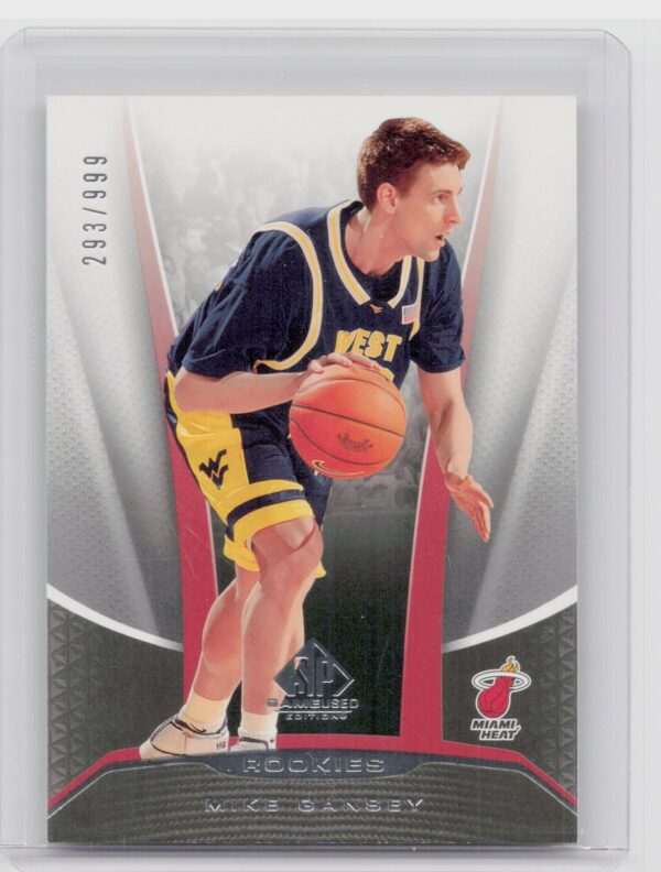 2006-07 SP Game Used Mike Gansey RC /999 #246 Heat