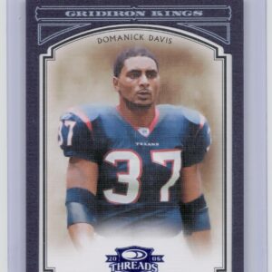 2006 Donruss Threads Domanick Davis /50 #PGK-13 Texans Framed Blue