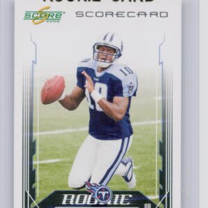 2006 Score Vince Young Scorecard /750 #340 Titans