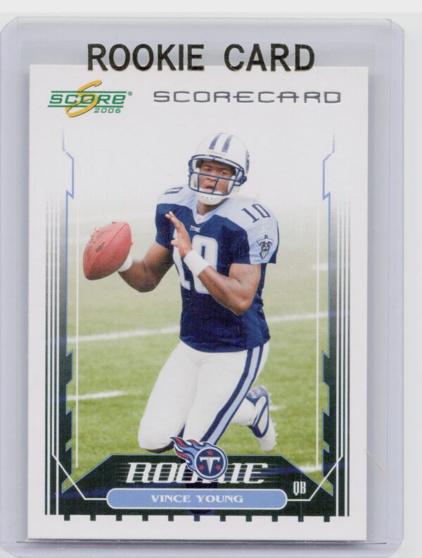 2006 Score Vince Young Scorecard /750 #340 Titans