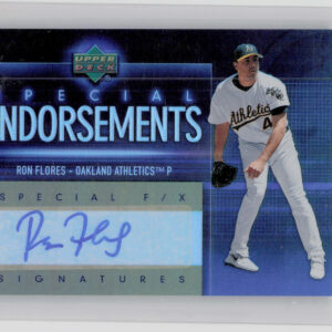 2006 Upper Deck Special F/X Ron Flores AU #SE-RF Athletics Special Endorsements