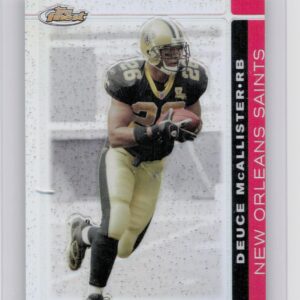 2007 Finest Deuce McAllister Refractors #38 Saints