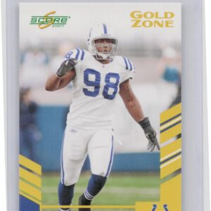 2007 Score Robert Mathis Gold Zone /600 #225 Colts