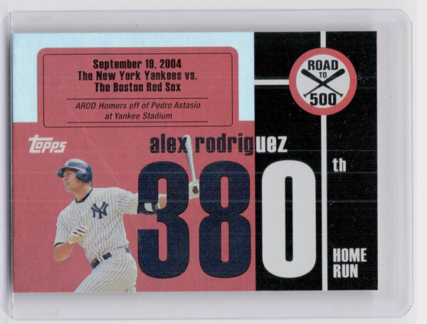 2007 Topps Updates & Highlights Alex Rodriguez #ARHR380 Yankees Alex Rodriguez: