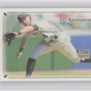 2007 Upper Deck Masterpieces Troy Tulowitzki #34 Rockies