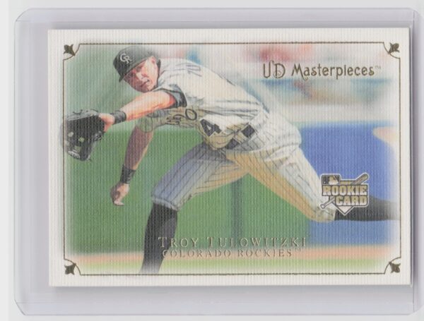 2007 Upper Deck Masterpieces Troy Tulowitzki #34 Rockies