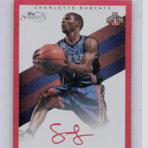 2008-09 Topps Signature Sean Singletary SN869 #TS-SS Bobcats Facsimile Red