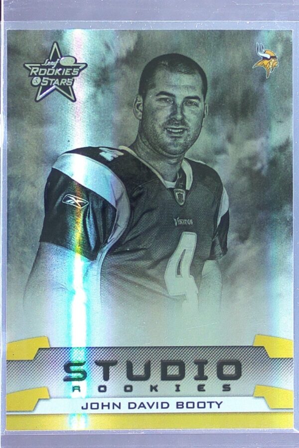 2008 Leaf Rookies & Stars John David Booty /500 RC #SR-13 Vikings Studio Rookies